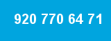 920 770 64 71 920 770 64 71